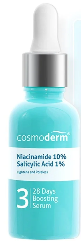 Tinh chất Cosmoderm Niacinamide 10% Salicylic Acid 1% 28 Days Boosting Serum