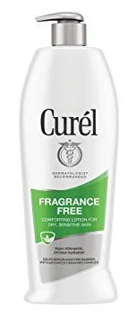 Curel Fragrance Free Comforting Body Lotion For Dry, Sensitive Skin