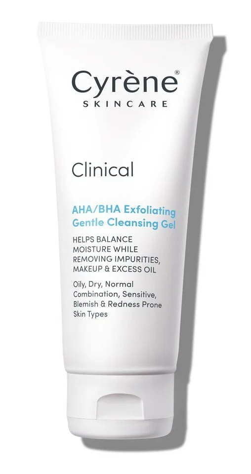 Gel rửa mặt cyrene Aha/Bha Exfoliating Gentle Cleansing Gel