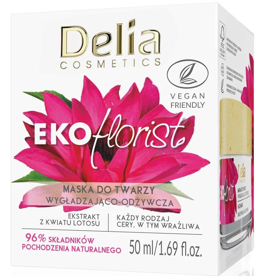 Mặt nạ Delia Cosmetics Eko Florist Smoothing & Nourishing Face Mask