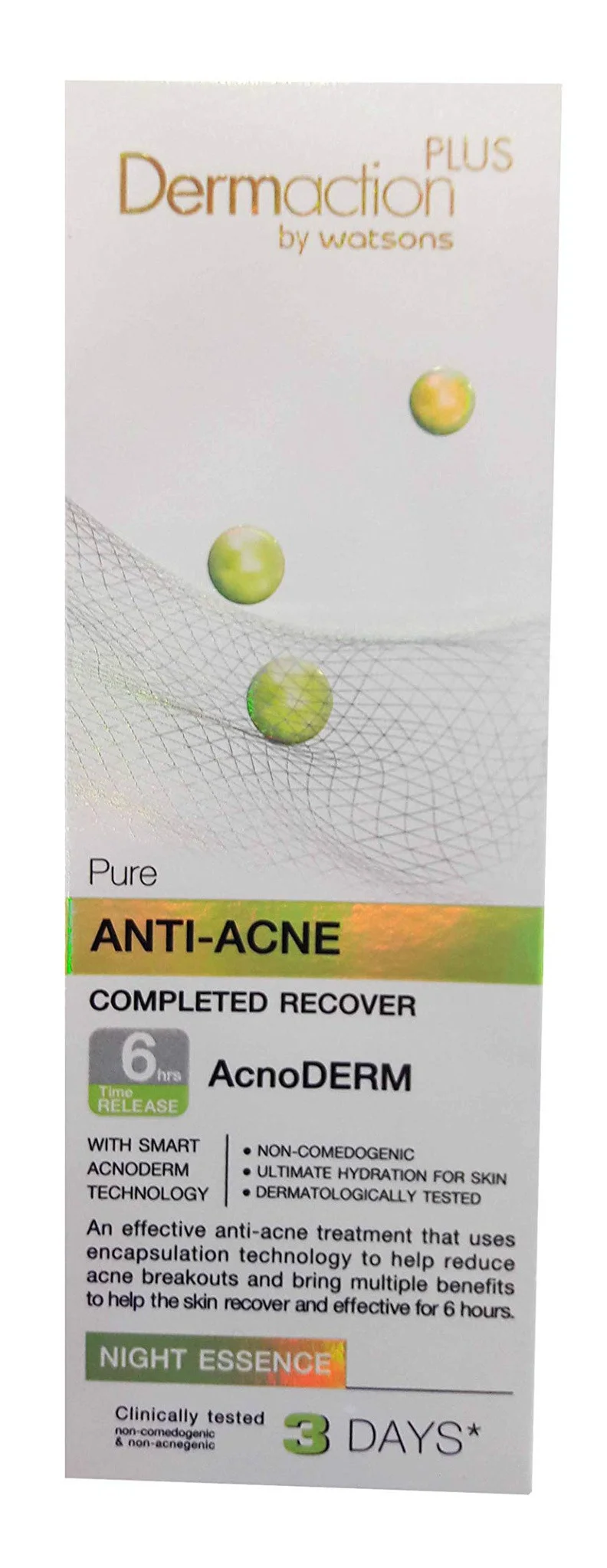 Dermaction Plus by Watsons Pure Anti-Acne Completed Recover Night Essence