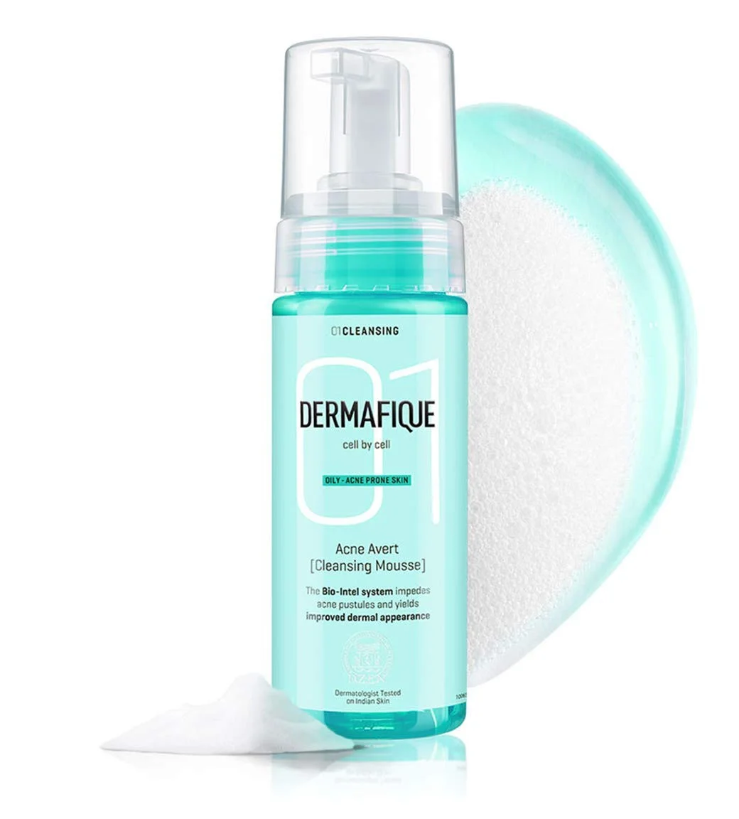 DERMAFIQUE Acne Avert Cleansing Mousse