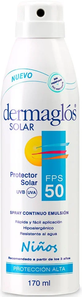 Dermaglos (andromaco) Protector Solar FPS 50 Niños En Spray Continuo