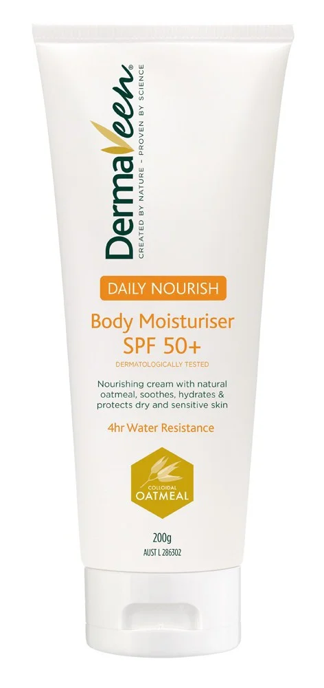DermaVeen Daily Nourish Body Moisturiser Spf50+