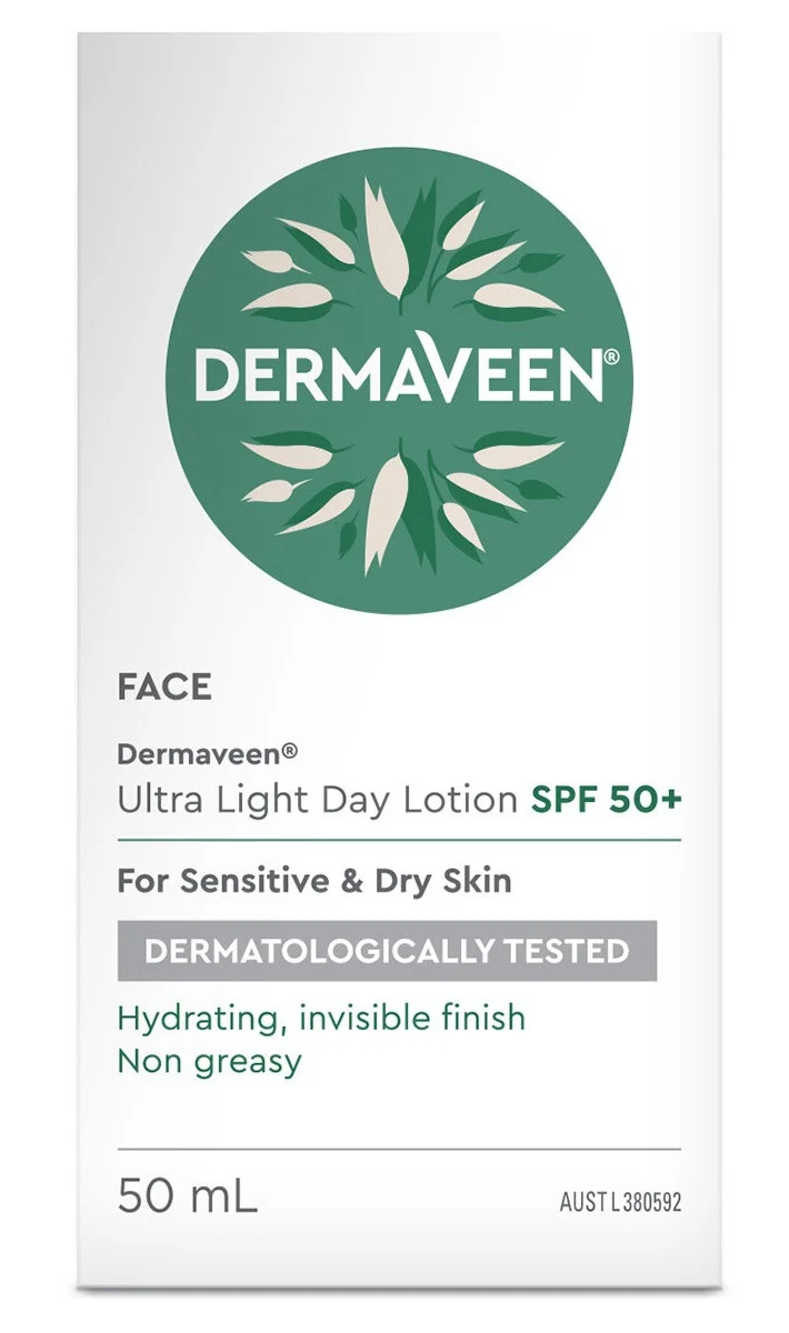 Sữa dưỡng DermaVeen Face Ultralight Day Lotion SPF 50+