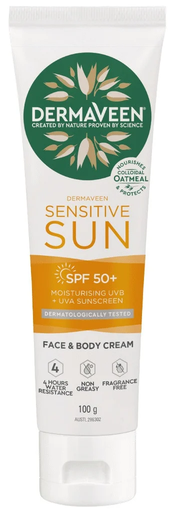 DermaVeen Sensitive Sun SPF50+
