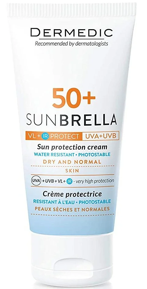 Kem Dermedic Sunbrella Sun Protection Cream For Dry And Normal Skin SPF 50+