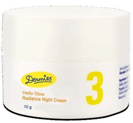 Kem dưỡng ban đêm Dermies Hello Glow Radiance Night Cream