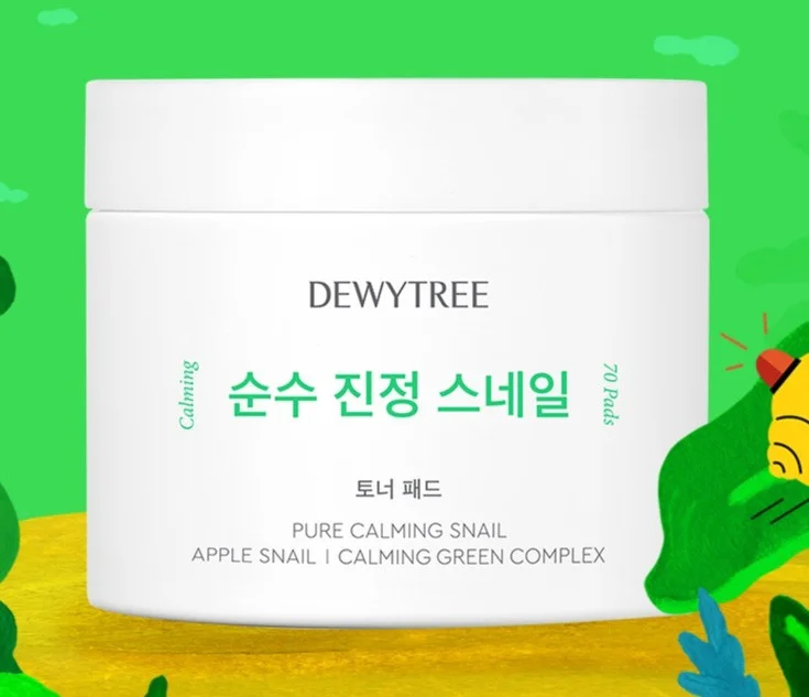 DEWYTREE Pure Calming Snail Toner Pads