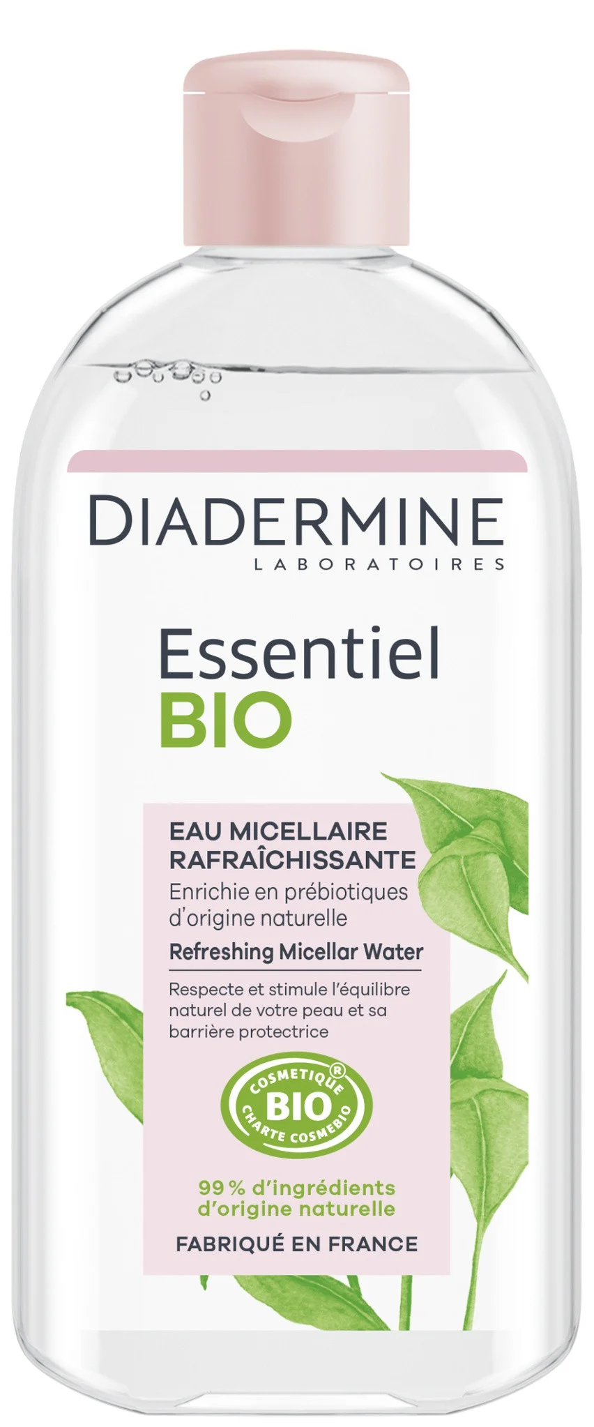 Diadermine Laboratoires Essentiel Bio Eau Micellaire Rafraichissante