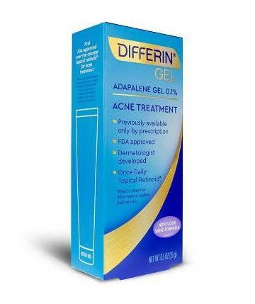 Differin Adapalene Gel 0.1% Acne Treatment