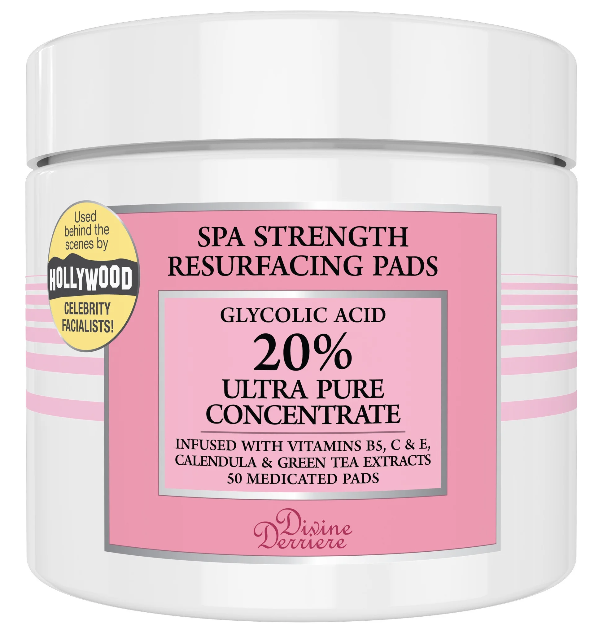 Divine Derriere Glycolic Acid 20% Resurfacing Pads