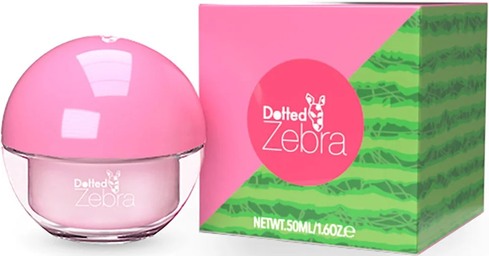 Dotted Zebra Watermelon Jelly Mask