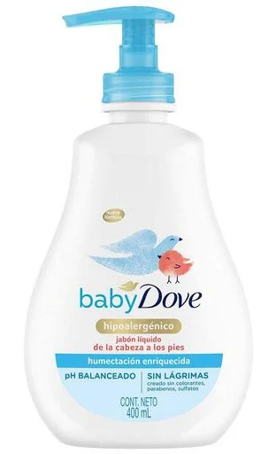 Sữa tắm gội dành cho da bé nhạy cảm không cay mắt Baby Dove Sensitive Skin Care Baby Wash For Baby Bath Time Rich Moisture Tear-Free and Hypoallergenic
