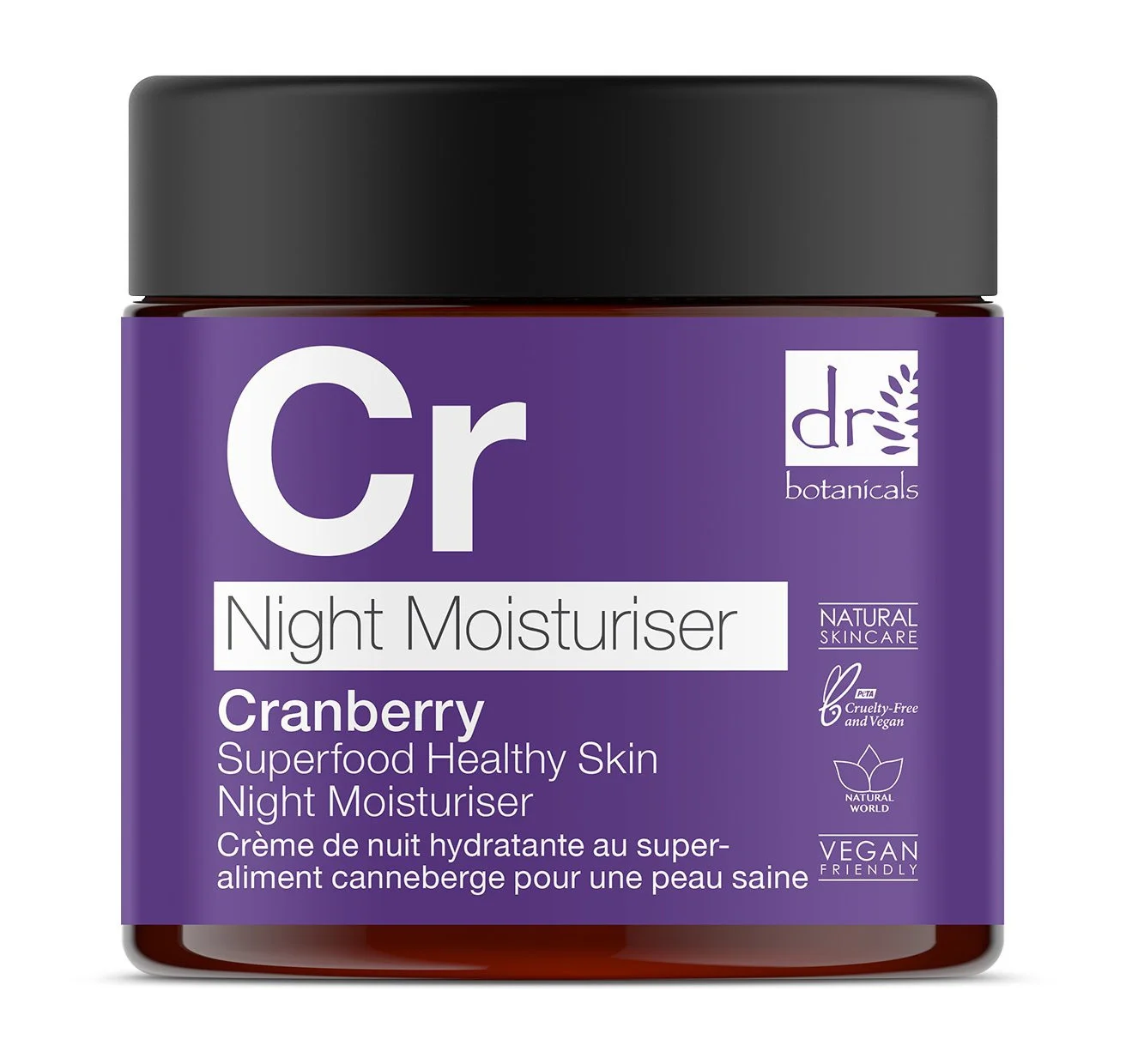 Dưỡng ẩm Dr Botanicals Cranberry Superfood Healthy Skin Night Moisturiser