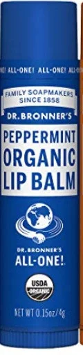 Son dưỡng Dr Bronner Organic Lip Balm - Peppermint