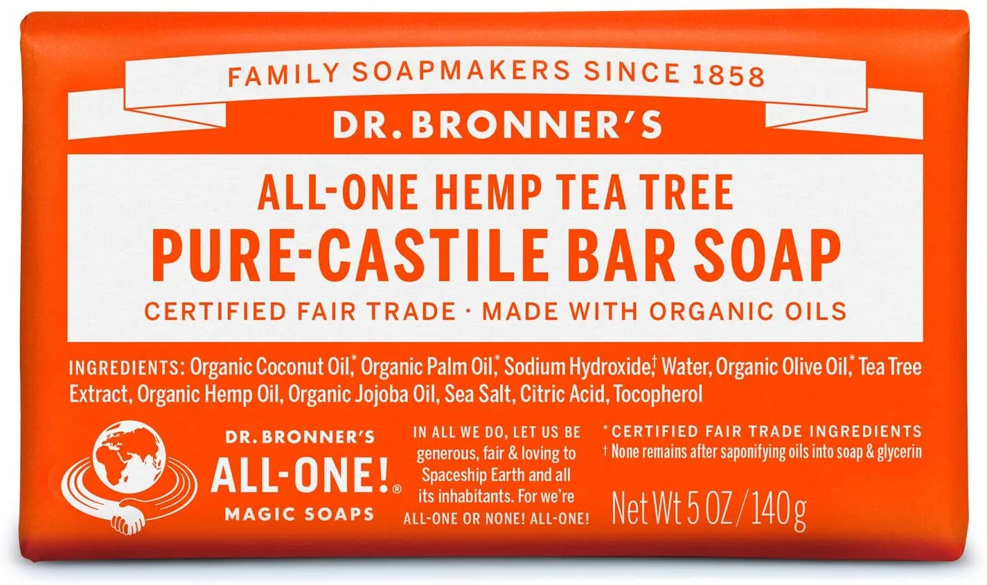 Xà phòng Dr. Bronner's Organic Tea Tree Pure-Castile Soap Bar