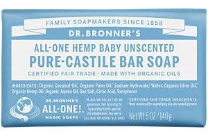 Xà phòng Dr. Bronner's Pure-Castile Bar Soap