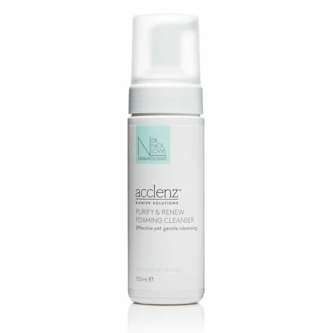 Sữa rửa mặt Dr Nick Lowe Acclenz Purify & Renew Foaming Cleanser