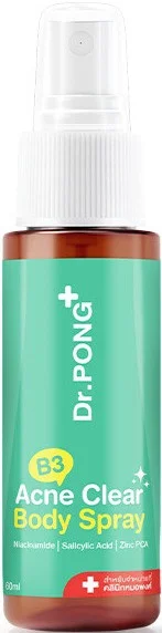 Xịt Dr. PONG Dr.pong B3 Acne Clear Body Spray