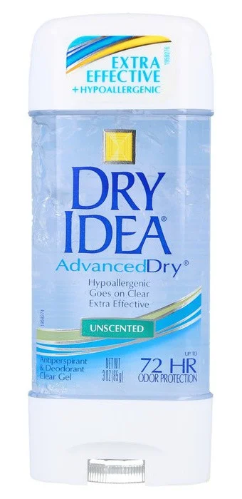 Dry Idea Advanced Dry Unscented Antiperspirant And Deoderant Clear Gel