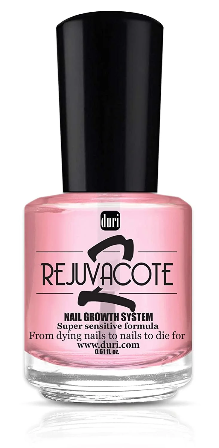 Duri Rejuvacote 2 Nail Growth System, Super Sensitive Formula, Base And Top Coat