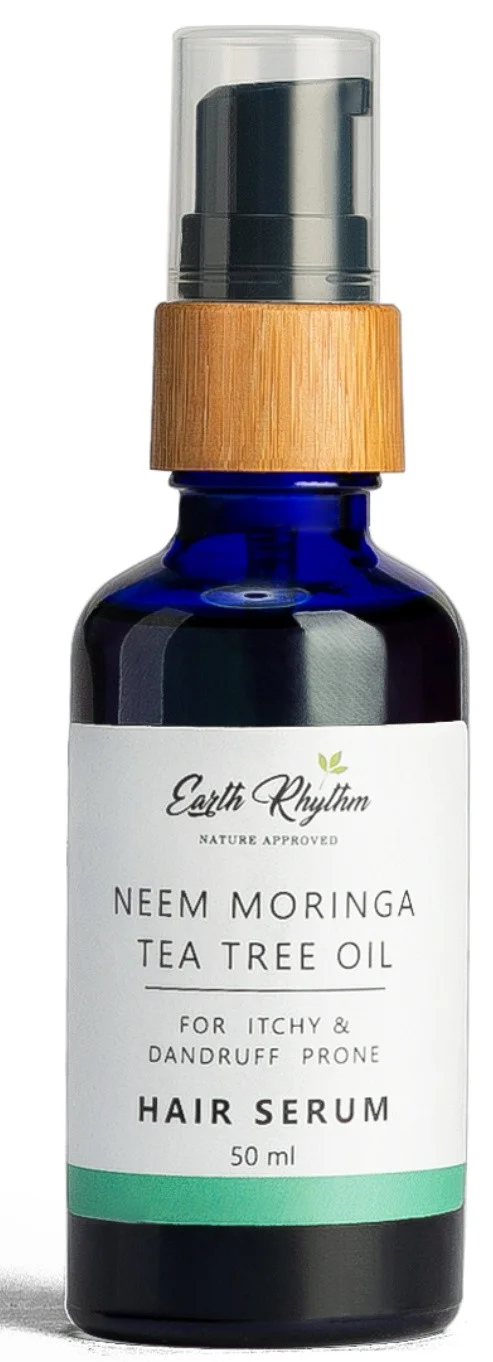 Earth Rhythm Neem Moringa Tea Tree Oil Hair Serum