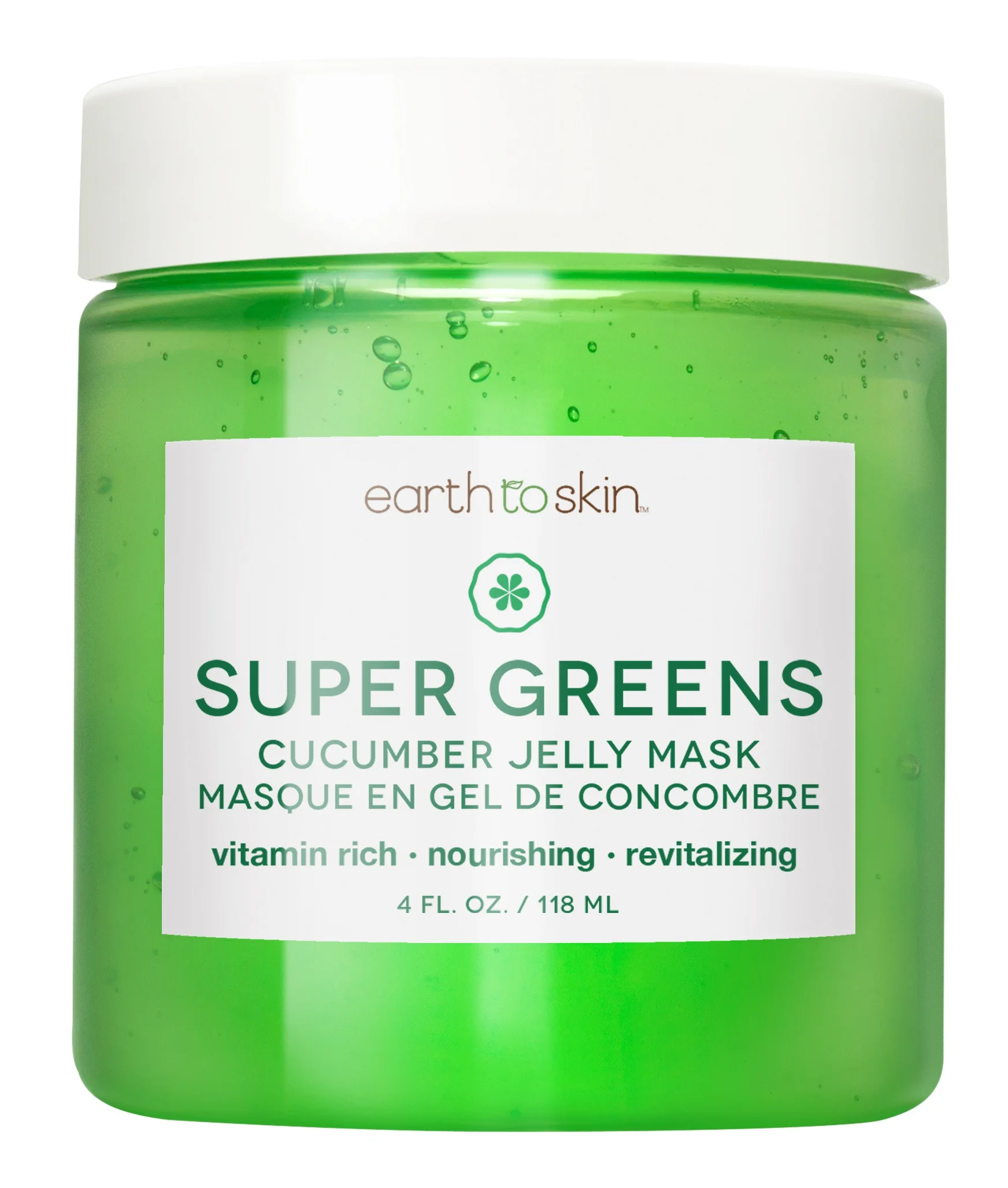 Mặt nạ Earth to Skin Super Greens Cucumber Jelly Mask