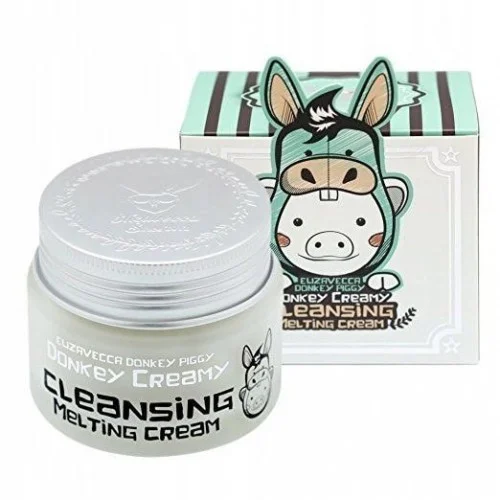 Kem tẩy trang ELIZAVECCA Donkey Creamy Cleansing Melting Cream