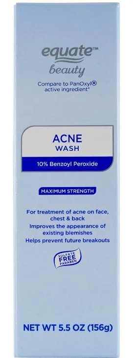 Equate Beauty Acne Wash, 10% Benzoyl Peroxide