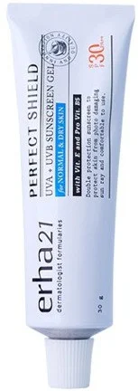 Kem chống nắng Erha21 Perfect Shield UVA + UVB Sunscreen Gel For Normal & Dry Skin Spf 30 PA ++