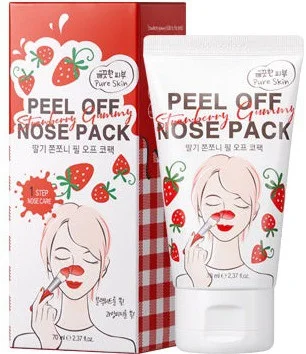 ESFOLIO Strawberry Gummy Peel Off Nose Pack