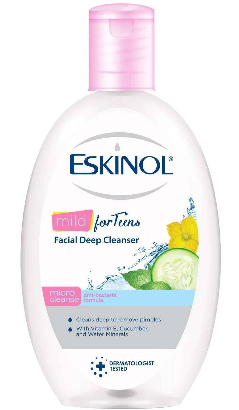 Sữa rửa mặt Eskinol Mild For Teens. Facial Deep Cleanser