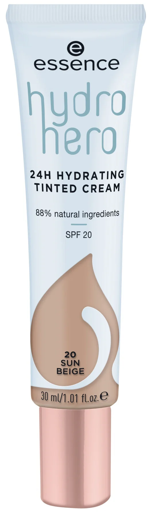 Essence Hydro Hero 24h Hydrating Tinted Cream SPF 20