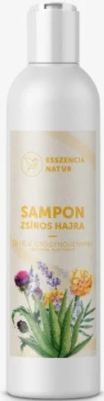 Esszencia Natúr Gyógynövényes Sampon Zsíros Hajra