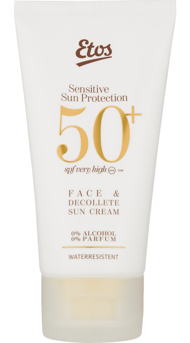 Full ingredients list Etos Sensitive Sun Protection