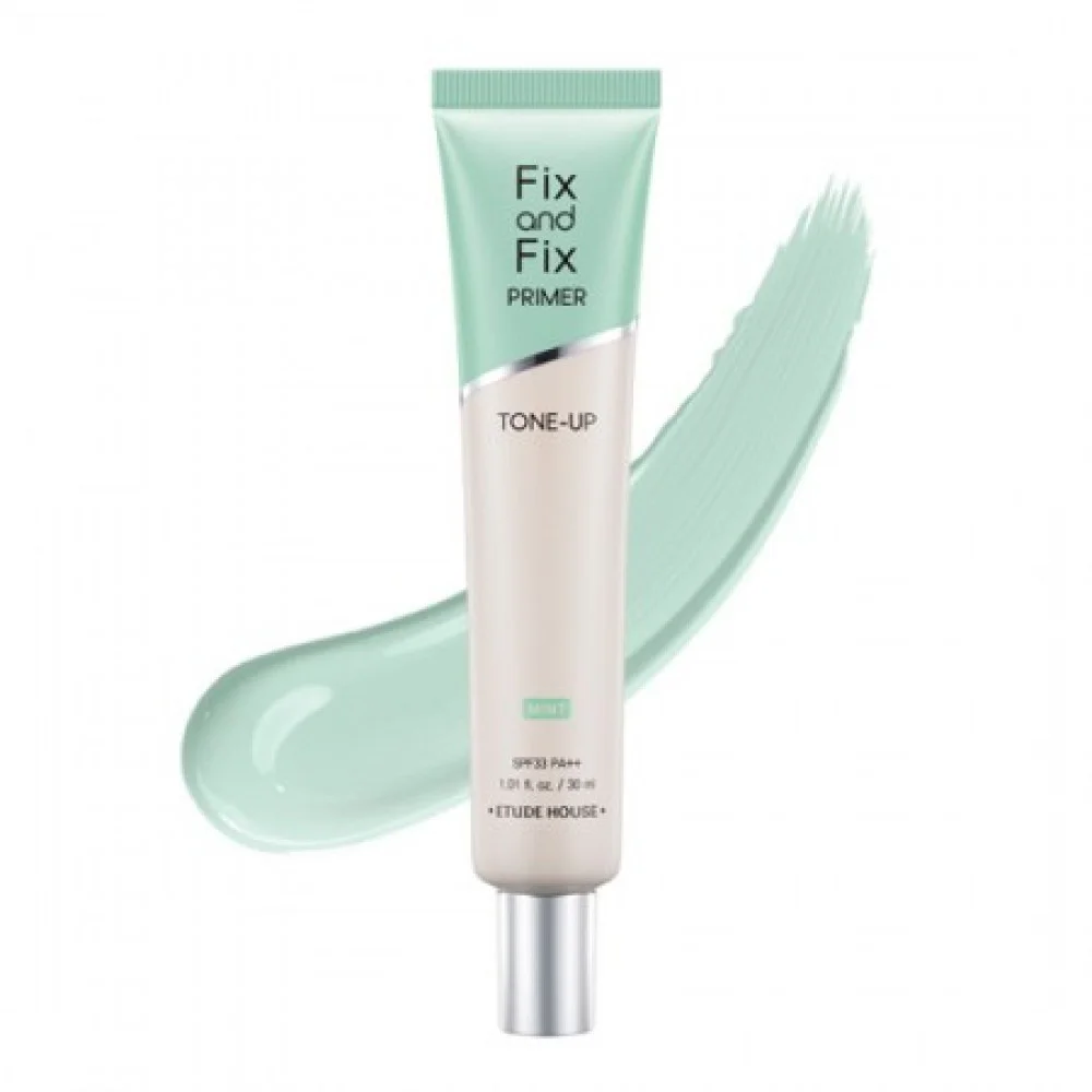 Kem lót ETUDE HOUSE Fix And Fix Tone Up Primer - Mint