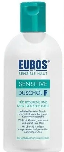 Dầu tắm dưỡng ẩm Eubos Sensitive Shower Oil