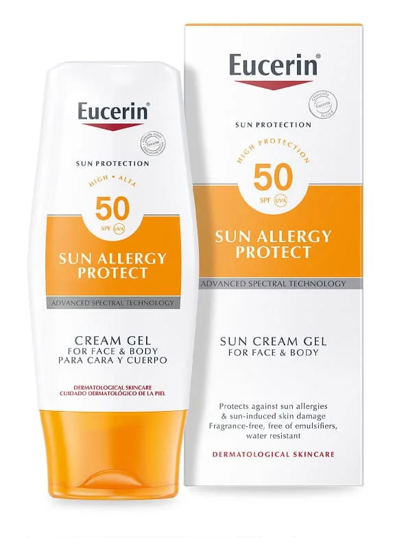 Eucerin Sun Allergy Protect Sun Cream Gel For Face And Body Spf50