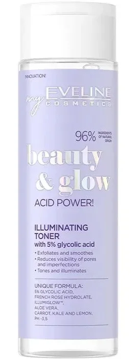 Eveline Beauty & Glow Acid Power! Illuminating Toner