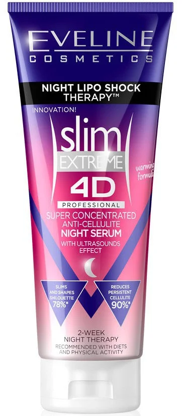 Kem Eveline Slim Extreme 4D Super Concentrated Cellulite Cream With Night Lipo Shock Therapy