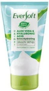 Eversoft Aloe Vera & Hyaluronic Acid Extra Hydrating Mochi Whip Cleanser