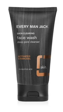 Every Man Jack Activated Charcoal Face Scrub Skin Clearing