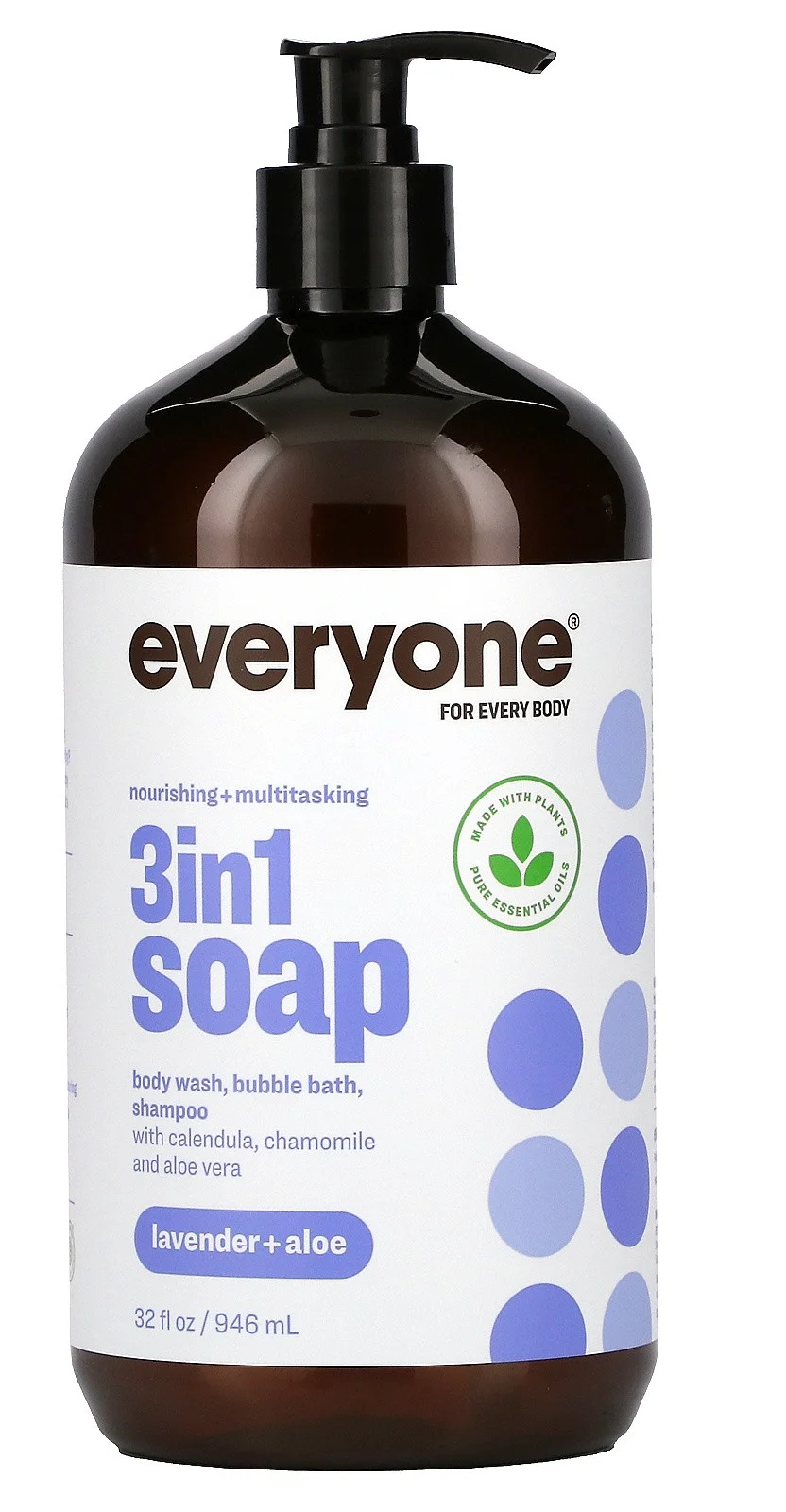 Everyone 3 In 1 Soap Lavender + Aloe