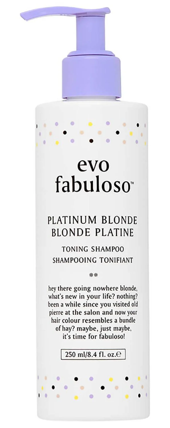Evo Fabuloso Platinum Blonde Toning Shampoo