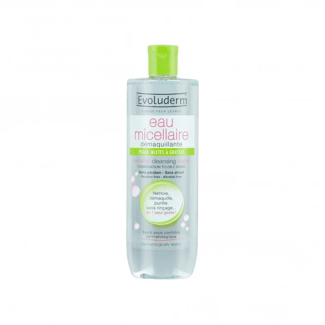 Nước tẩy trang Evoluderm Micellar Water For Combination