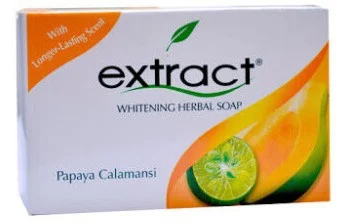Xà phòng Extract Whitening Herbal Soap Papaya Calamansi