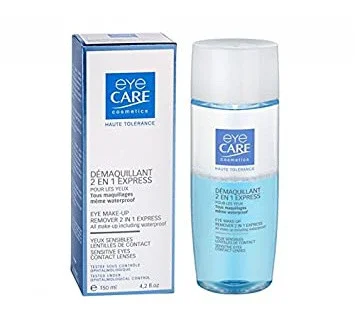 Eye Care Cosmetics 2 in 1 Eye Make Up Remover