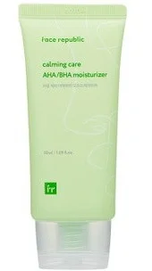 Face Republic Calming AHA/BHA Moisturizer, Non-comedogenic