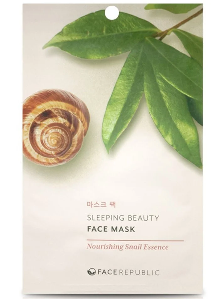 Mặt nạ Face Republic Sleeping Beauty Face Mask Nourishing Snail Essence